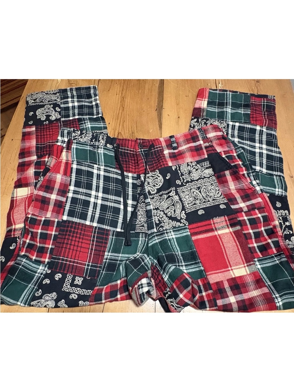 New Ralph Lauren Polo Prepster Patchwork Men’s Easy Pants - Drawstring Lounge - Picture 11 of 13